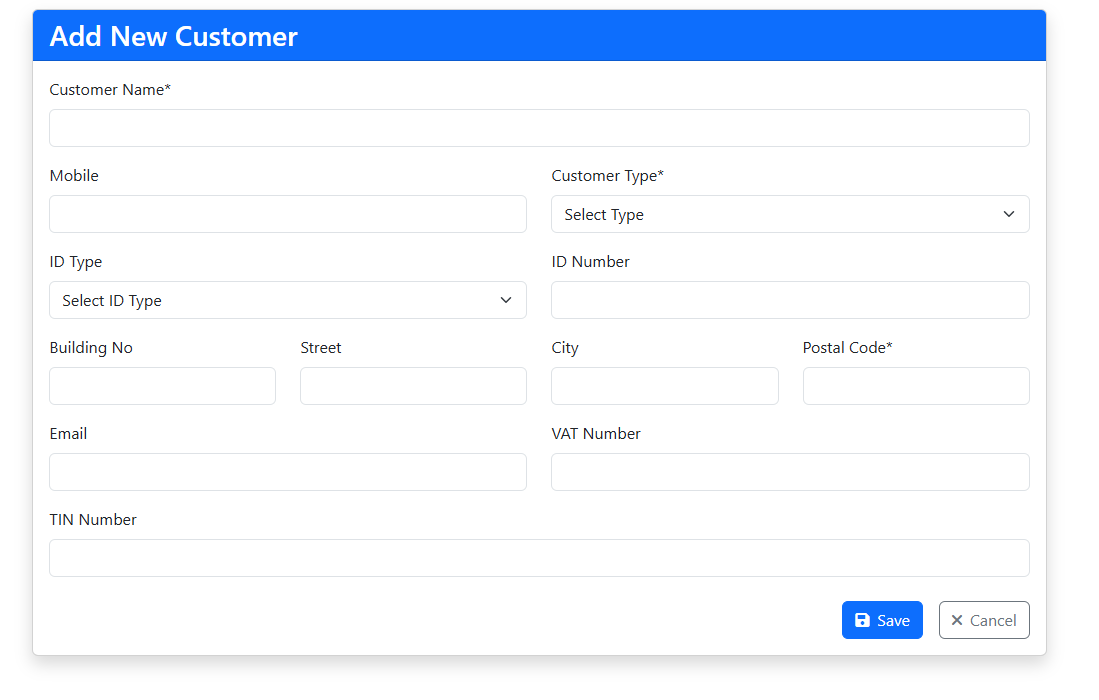 add customer